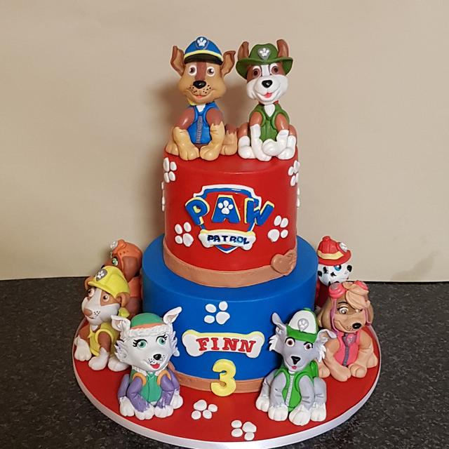 Paw patrol - Decorated Cake by The Custom Piece of Cake - CakesDecor