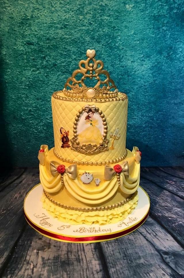 Be our guest - beauty and the beast cake