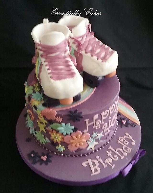Roller skate Cake by Essentially Cakes CakesDecor