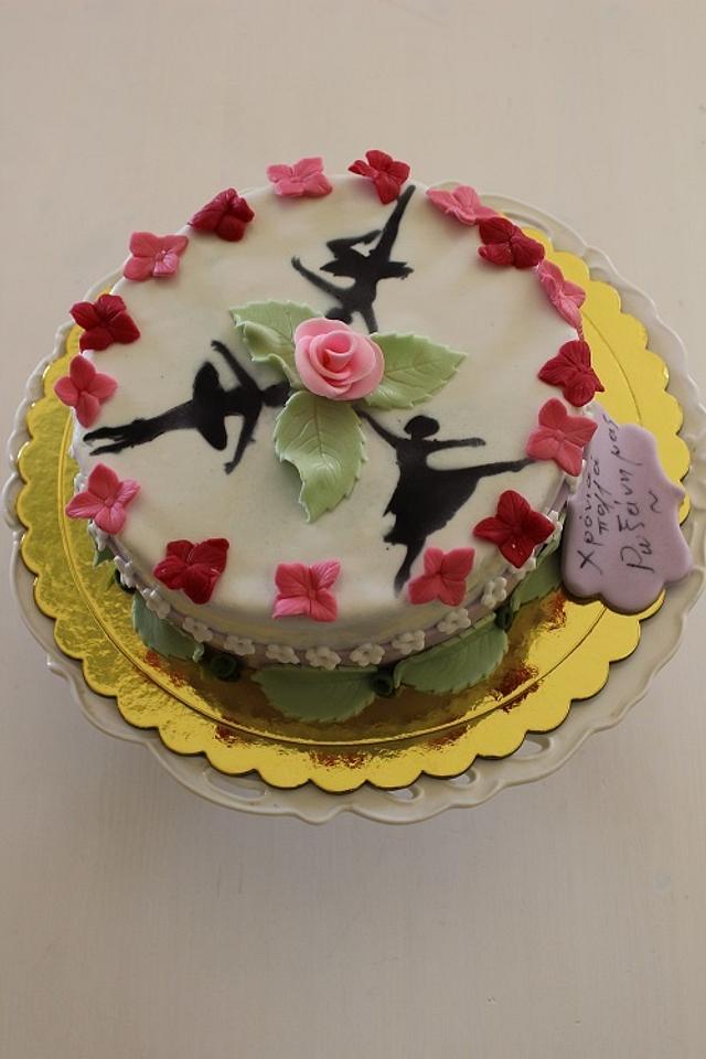 Special cake for ballet teacher