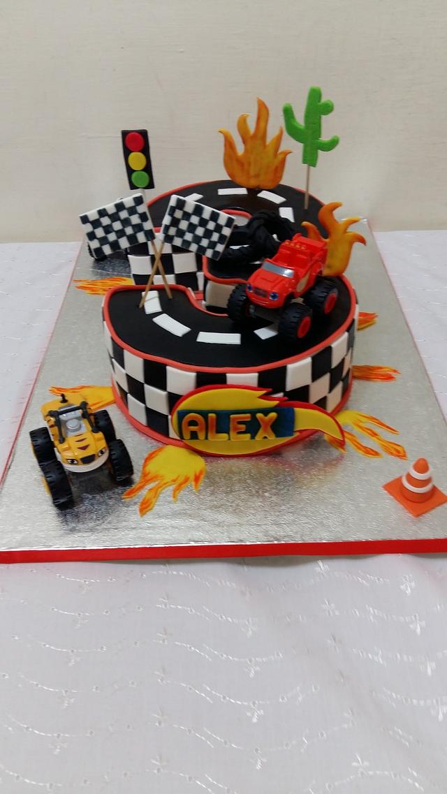 Blaze cake Cake by Iva Halacheva CakesDecor