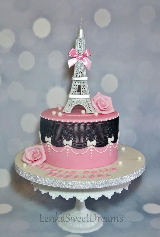 A little bit of Paris. - Cake by LenkaSweetDreams - CakesDecor