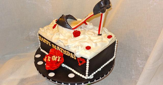 Christian Louboutin Birthday Cake Cake By Heidi Cakesdecor