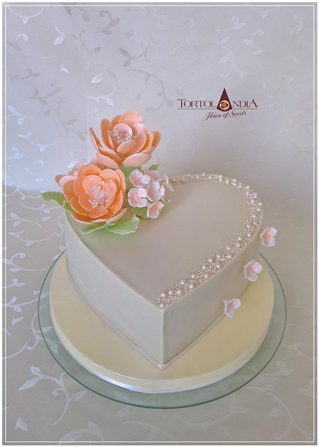 Romantic cake - Decorated Cake by Tortolandia - CakesDecor