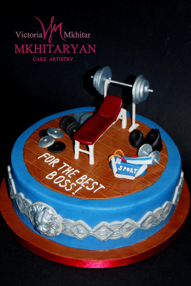 Gym Cake for the best Boss Cake by Art Cakes Prague Gym Cake for the best Boss Cake by Art Cakes Prague