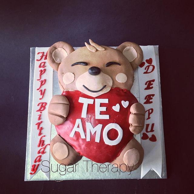 Teddy Bear Cake Decorated Cake By Priyanka Pawar Cakesdecor Teddy Bear Cake Decorated Cake By Priyanka Pawar Cakesdecor