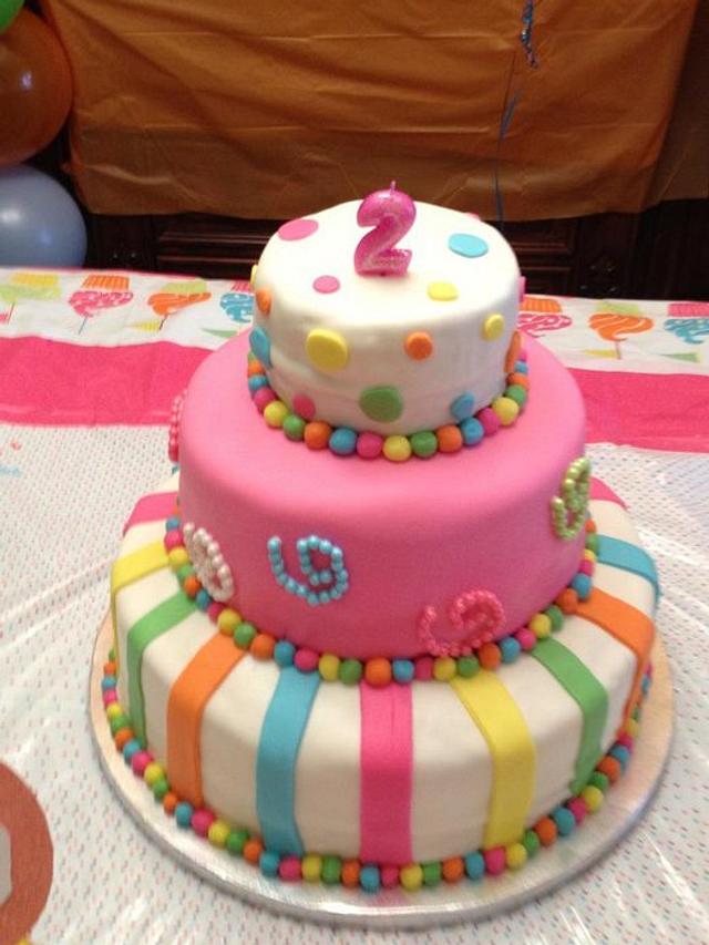 Dora in Candyland Birthday Cake - Decorated Cake by - CakesDecor