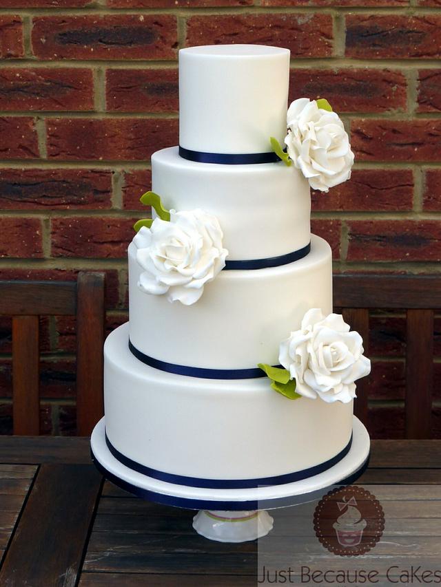 Timeless Elegance Decorated Cake by Just Because CaKes CakesDecor