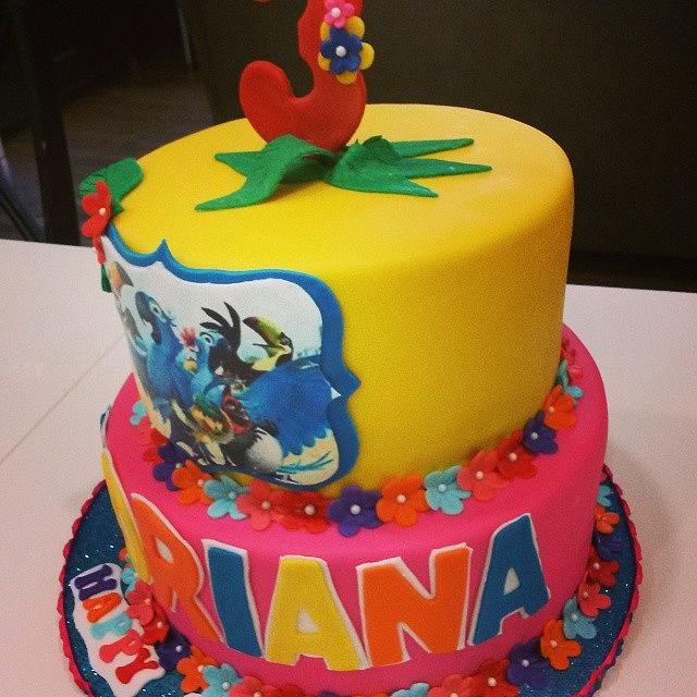 Rio Themed Birthday Cake - Decorated Cake by Bernadette - CakesDecor