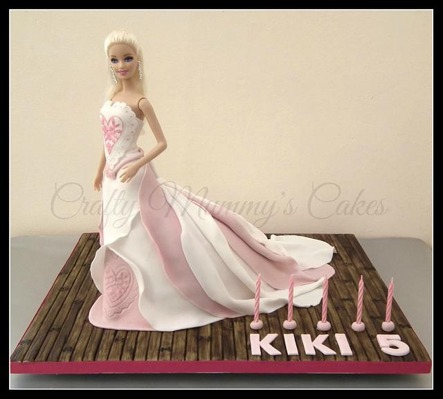 barbie dress cakes