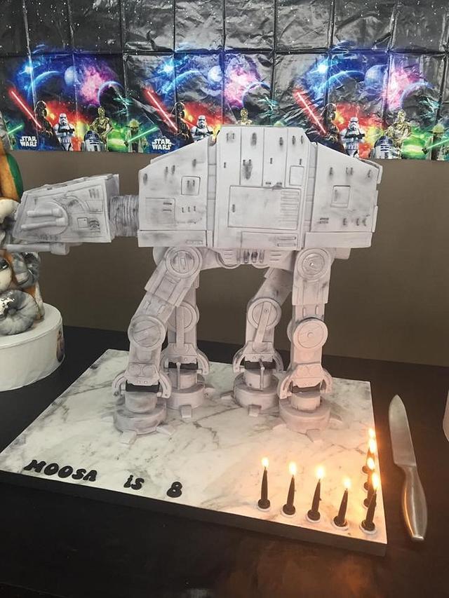 Star Wars AT-AT walker cake. 
