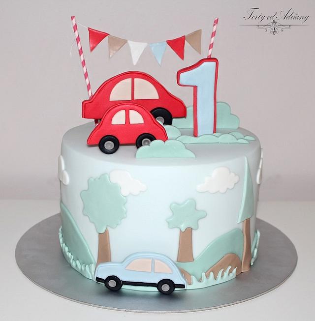 cars cake ... - Decorated Cake by Adriana12 - CakesDecor