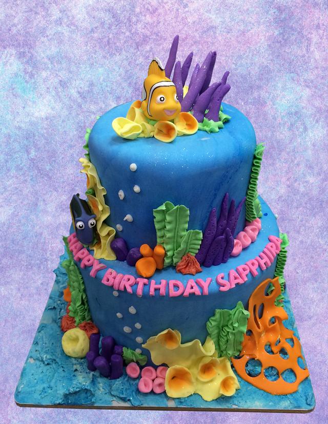 Finding Nemo Inspired - Decorated Cake by MsTreatz - CakesDecor