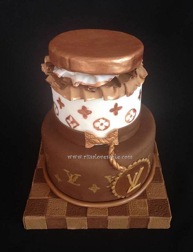 Louis Vuitton Cake - Decorated Cake by House of Cakes - CakesDecor