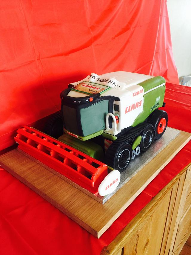 Personalised Farm Combine Harvester Edible Icing Birthday Party Cake Topper  | eBay