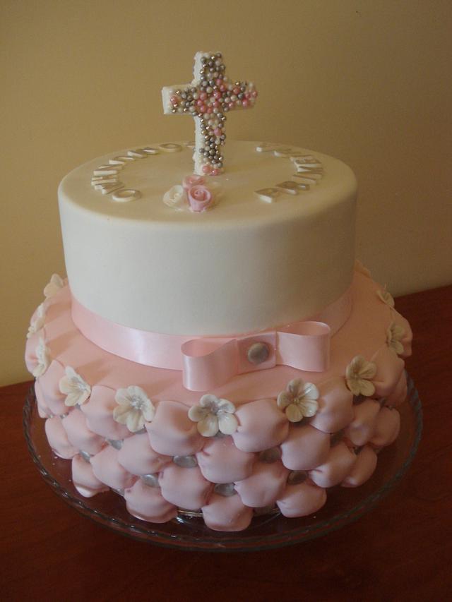 First Communion cake - Decorated Cake by Paula Rebelo - CakesDecor