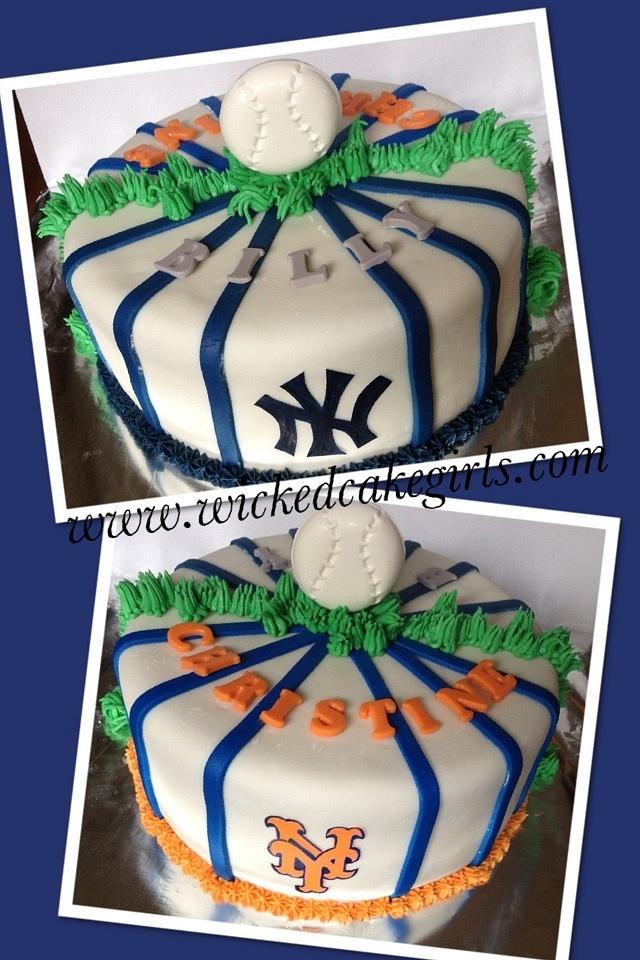 New York Yankees Birthday Cake - Decorated Cake by - CakesDecor