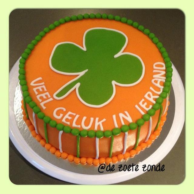 Irish theme cake Decorated Cake by marieke CakesDecor