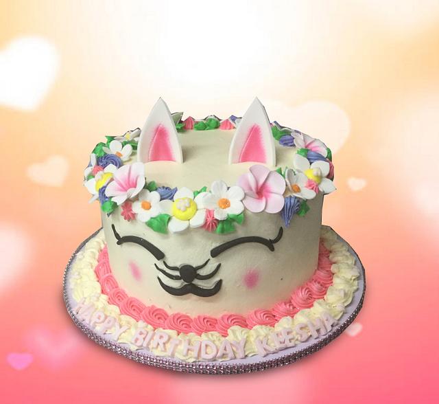 Kitty Cake - Decorated Cake by MsTreatz - CakesDecor