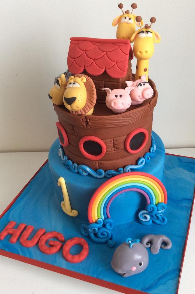 Noah's ark Decorated Cake by MarieFrance CakesDecor