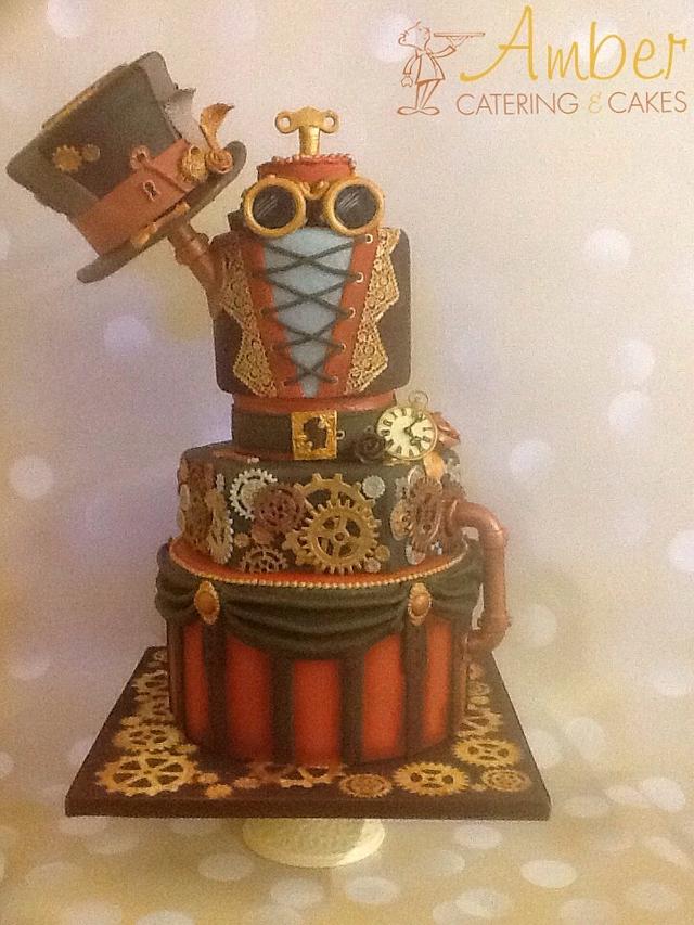 Steampunk - Decorated Cake by Amber Catering and Cakes - CakesDecor