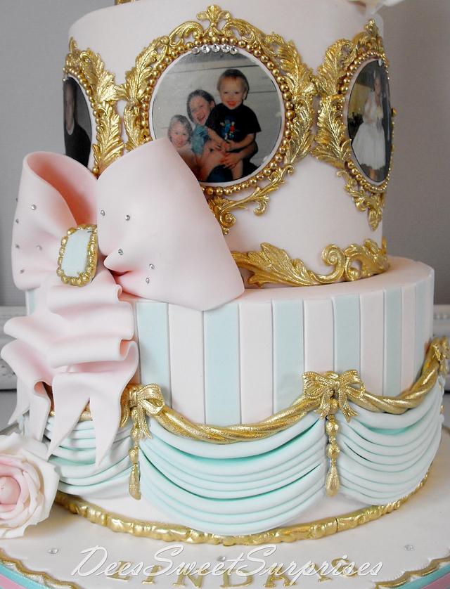 Antoinette Inspired 16th Birthday Cake Cake By Dee Cakesdecor