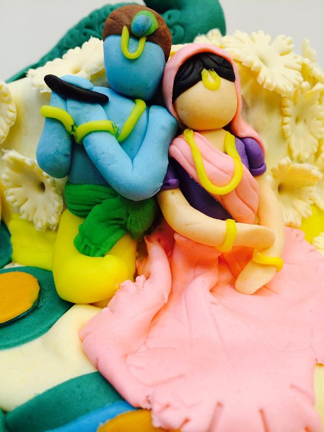 RadhaKrishnapeacock Cake by SHREYA KHEMKA CakesDecor