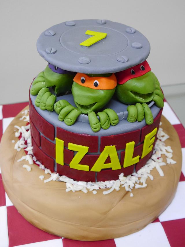 TMNT Birthday Cake - Decorated Cake by Harrys Cakes - CakesDecor