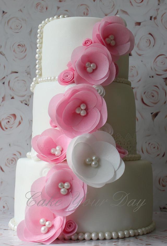 Wedding Cake ''Tamara'' - Decorated Cake by Cake Your Day - CakesDecor