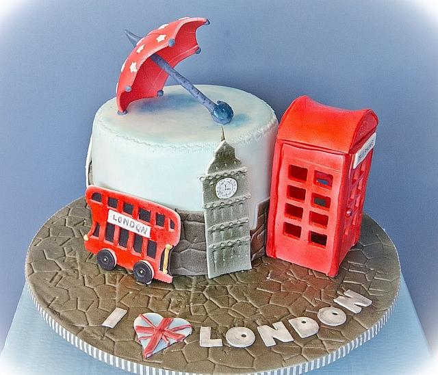 Little London cake Decorated Cake by Maria Schick CakesDecor