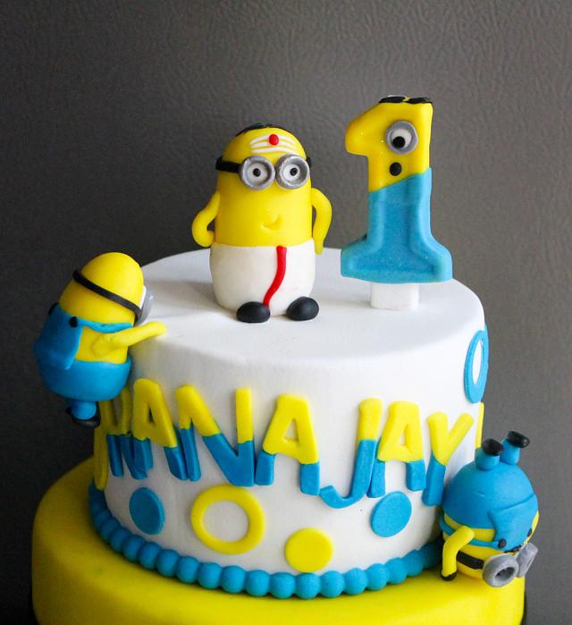 Minions Theme Cake - Cake by MiaTorteCakes - CakesDecor