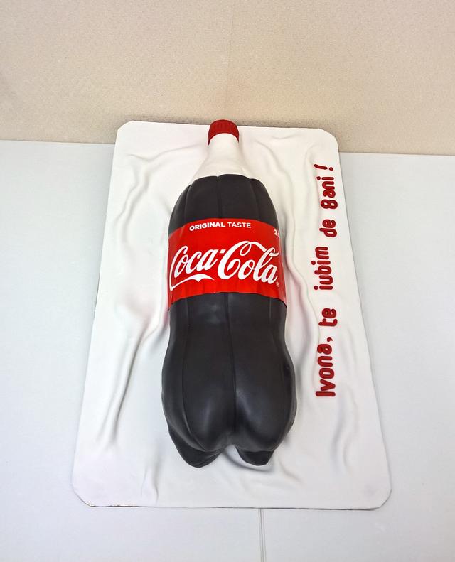 Coca Cola Bottle Cake Cake by IrinaAdriana CakesDecor