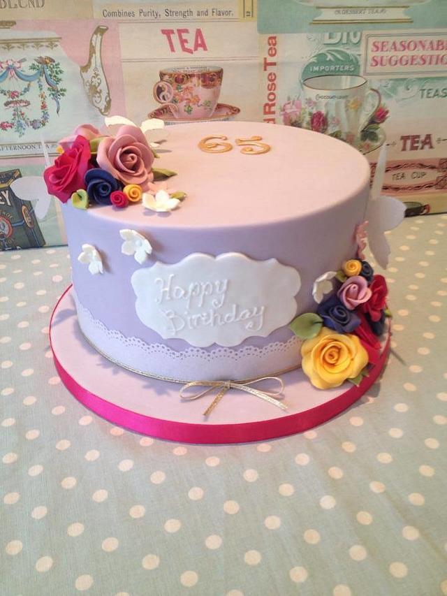 Spring Birthday Cake - Cake by The Skylark Bakery - CakesDecor