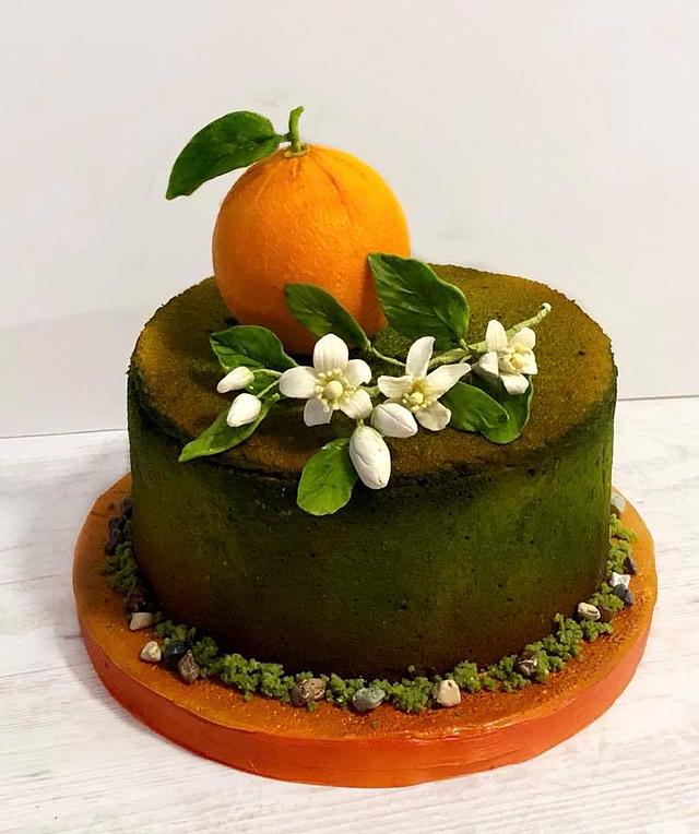 Orange blossom cake