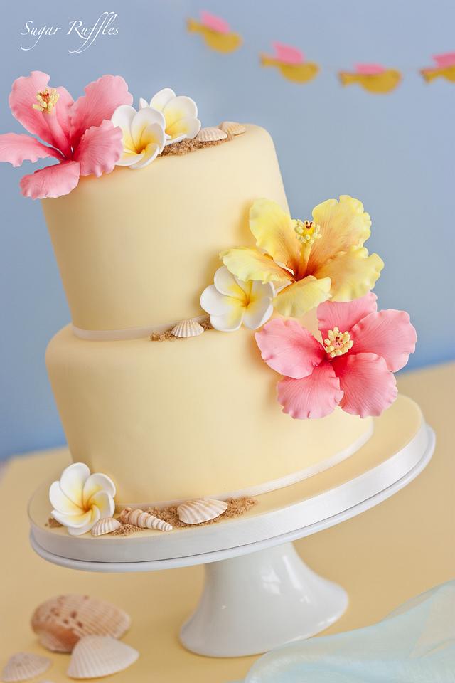 Tropical Cake - Cake by Sugar Ruffles - CakesDecor