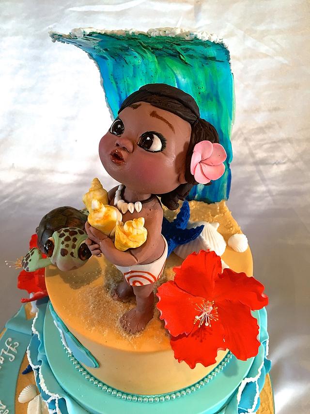 Baby Moana Cake Cake By Ritzy Cakesdecor
