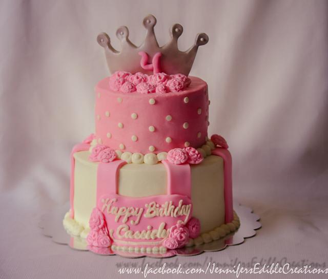 Princess Birthday Cake - Decorated Cake by Jennifer's - CakesDecor