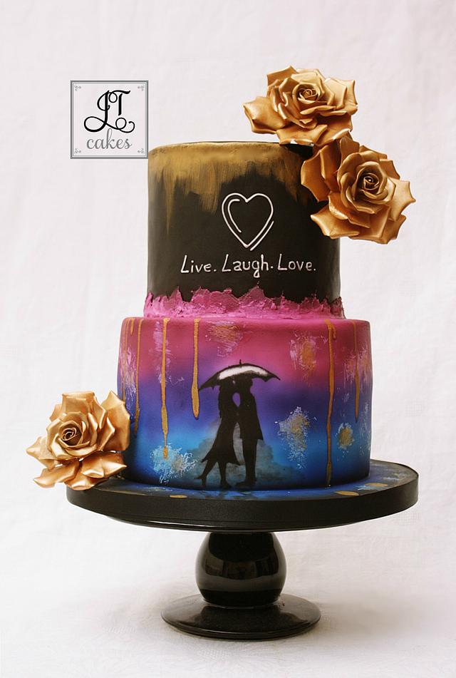 Abstract Art cake Cake by JT Cakes CakesDecor