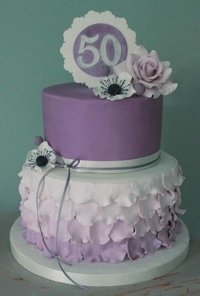 50th birthday cake - Cake by Sugar Spice - CakesDecor