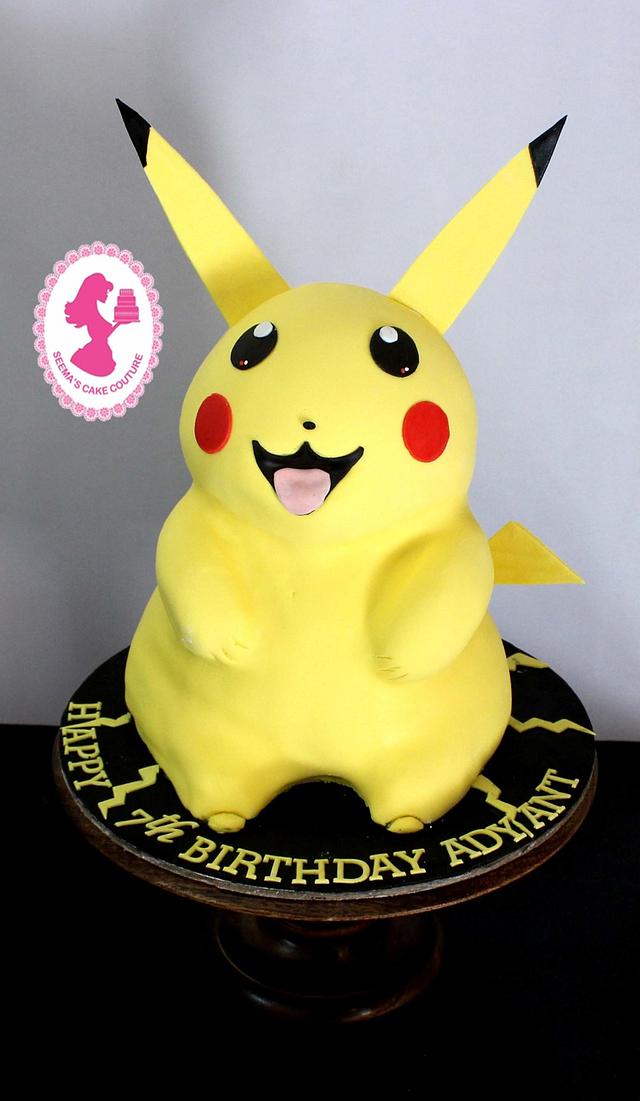 Pikachu Cake - Decorated Cake by Seema Tyagi - CakesDecor