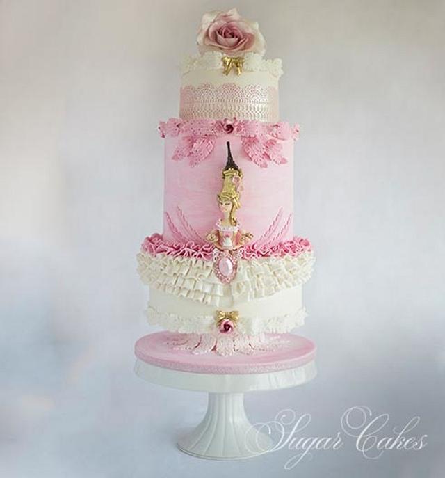 Marie Antoinette Pink Passion - Decorated Cake by Sugar - CakesDecor