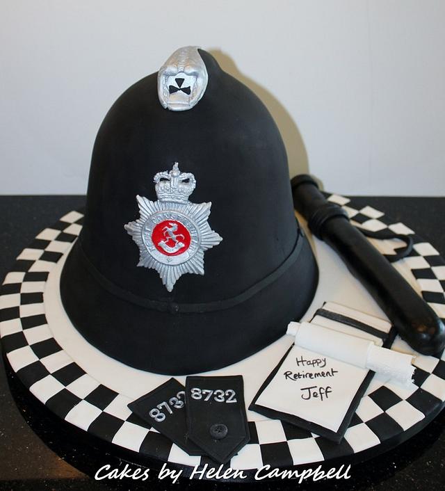 Police Retirement Cake cake by Helen Campbell CakesDecor Police Retirement Cake cake by Helen Campbell CakesDecor