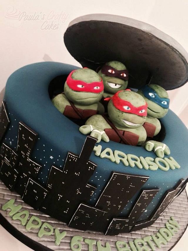 TMNT Cake - Decorated Cake by PaulasCraftyCakes - CakesDecor