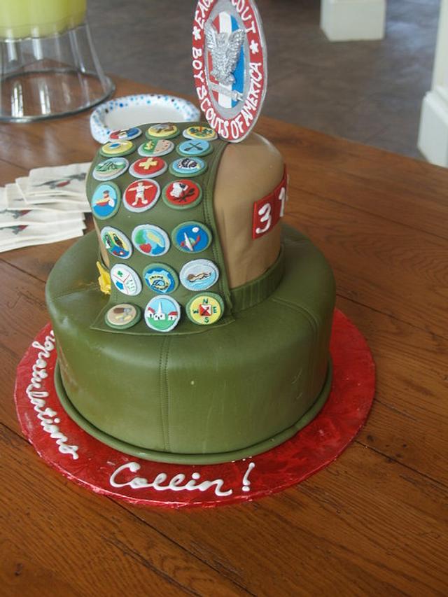 Eagle Scout Cake - Cake by BeckysSweets - CakesDecor