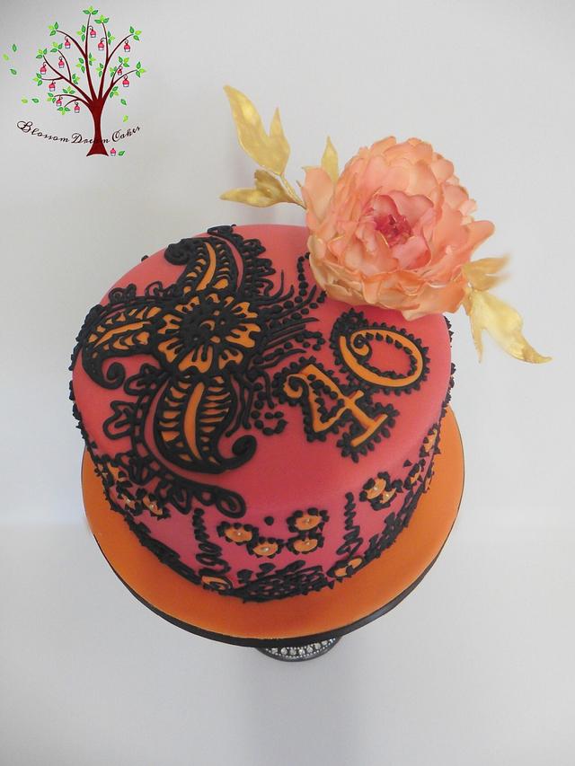 Mehndi/Henna cake