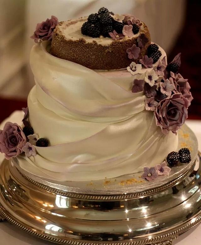 Wedding 'cheese' cake cake by Mrs M's Cakes CakesDecor