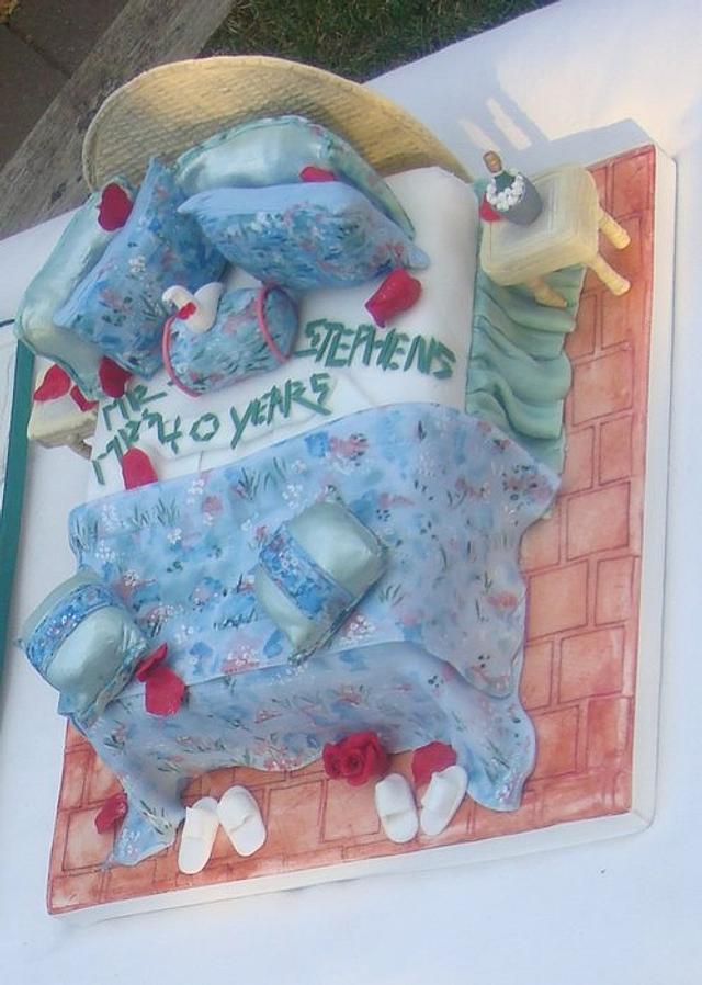 Trinidad and Tobago Style Bed Cake Cake by Fifi's Cakes CakesDecor