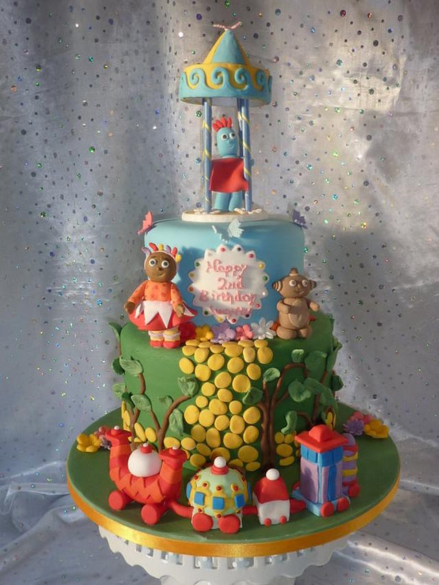 My Granddaughter's Night Garden Birthday Cake - Decorated - CakesDecor