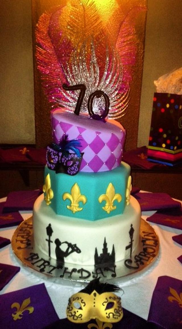 New Orleans inspiration cake Decorated Cake by CakesDecor