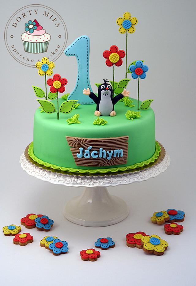 Little Mole Cake - Decorated Cake by Michaela Fajmanova - CakesDecor